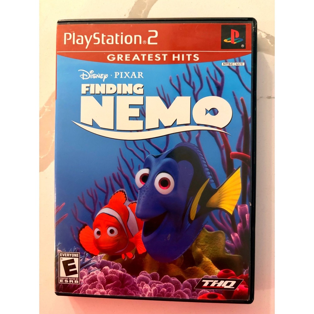 Finding Nemo PS2 Play station 2 , Retro, Disney, Pixar, Nemo, Dory, Marlin, THQ